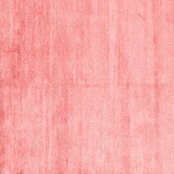 Ahgly Company Machine Washable Indoor Square Solid Red Modern Area Rugs, 8' Square