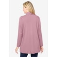 thumbnail image 5 of Woman Within Plus Size 2-Fer Cardigan & Attached Lace Tunic, 5 of 6