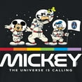thumbnail image 3 of Mickey & Friends - Mickey Universe Calling - Juniors Cropped Cotton Blend T-Shirt, 3 of 5