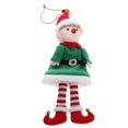 thumbnail image 4 of Festive Elf Decoration Xmas Doll Pendant Christmas Tree Decoration Cotton Cloth and Iron Material Decorative 1Pc, 4 of 5