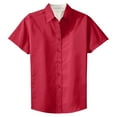 thumbnail image 6 of Yellow Rooster Womens Short Sleeve Easy Care Shirt Red/Light Stone M, 6 of 7