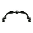 thumbnail image 6 of Renovators Supply Black Wrought Iron Drawer Bail Pull 6" L Antique Kitchen Cabinet Drop Style Swing Handles Powder Coat Finish Complete Mounting Hardware, 6 of 6