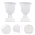 thumbnail image 1 of 2 Pcs Pots de Fleurs Décoratifs pour Porche, Porte d'Entrée, Terrasse, Balcon, 1 of 9