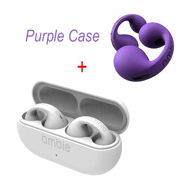 Ambie-auriculares inalámbricos con Bluetooth, audífonos deportivos con gancho para la oreja, con pendiente profesional mejorado, 1:1