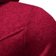 thumbnail image 4 of HOOMEUMY Men's Zipper Hoodie Sweatshirt Long Sleeve Hooded Jacket Warm Fleece Lined Sportwear Outdoor Winter Fall Thickllover Red XL, 4 of 8