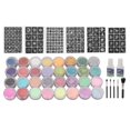 thumbnail image 1 of Temporary Glitter  Kit,  Viscosity Long Lasting 6 Stencil Face Body Glitter Kit  For Christmas For Makeup ANGGREK Face Body Paint Glitter, 1 of 7
