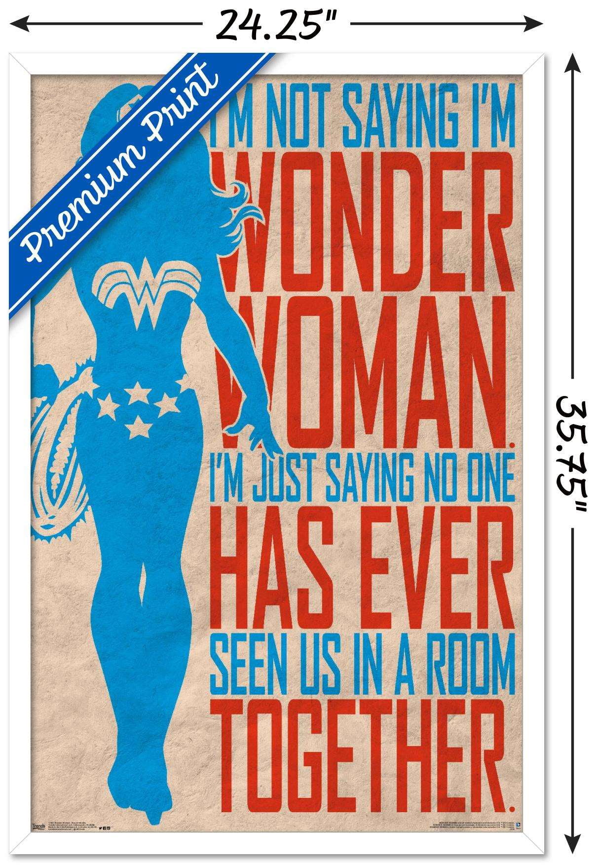 DC Comics - Wonder Woman - Secret Identity Wall Poster, 22.375" x 34", Framed