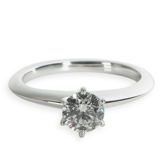 Pre-Owned Platinum Tiffany & Co. Solitaire Engagement Ring, .53 Ct. G VVS2