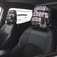 thumbnail image 2 of Grand Theft Auto Funda Protectora Universal para Reposacabezas de Coche, Funda Elástica para Reposacabezas de Asiento de Auto, Funda de Tela Antipolvo, Accesorios de Interior 2 Piezas, 2 of 6