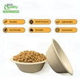 thumbnail image 2 of EcoQuality 16oz Compostable Dog Pet Bowls - Durable Biodegradable Disposable Travel Feeding Bowl, Boarding Food and Water Cat Bowls (150), 2 of 4