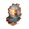 thumbnail image 2 of Linnome Stickers Lovely Pattern Stickers for Doors Windows Walls Atmosphere Decoration Multicolor 80x58cm, 2 of 8