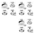 thumbnail image 2 of jesticaly 100 Pcs Bouton-Pression en Acier Inoxydable Accessoires Type1 3ensemble, 2 of 6