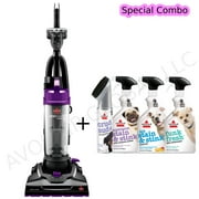 Bissel AeroSwift Compact Bagless Vacuum (2612) + Pet Stain and Odor Remover Bundle for Dog Messes