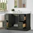 thumbnail image 4 of Vanity Art 48 x 22 x 34 in. Single Sink Bathroom Vanity with Quartz Top & Backsplash, Silver Gray, 4 of 10