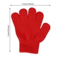 thumbnail image 3 of Povozer Kid's Winter Gloves Thick Warm Knitted Gloves Cold Weather Glove(Gray,One Size), 3 of 4