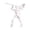 White, variant on Fully Articulated Skeleton Action Figure with Movable Joints and Detachable Parts for Creative Assembly and Display