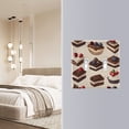 thumbnail image 4 of Yayeee Toggle Light Switch Wall Plate 2-Gang 4.56"x4.48" Decorative Outlet Cover, Blue Cakes, 4 of 7