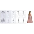 thumbnail image 6 of 2Bunnies Girls' 12M-12yr Paisley All-Over Lace V Back Long Sleeve Maxi Flower Girl Dress, 6 of 6