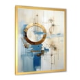 thumbnail image 3 of Designart "Grunge Collage In Astrological Minimalism IV" Astrology Picture Framed Canvas Wall Art, 3 of 5