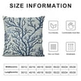 thumbnail image 5 of Nawypu  Nautical Coastal Pillow Covers Beach Coral Print Decor Throw Pillow Cover Case Farmhouse Cushion Cover Square for Home Sofa, 5 of 5