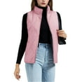 thumbnail image 3 of Diufon Womens Vests Padded Lightweight Sleeveless Vest Fall Winter Full Zip Outerwear Vests with Pockets, 3 of 9