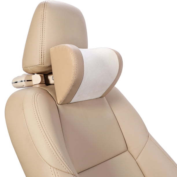 Reposacabezas mecánico, almohada para el cuello, almohada de espuma viscoelástica para el reposacabezas del automóvil, pequeño y ajustable