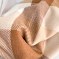 thumbnail image 6 of Yuanlong Womens Scarves Plaid Tassel Thick Fluffy Winter Warm Neck Wraps Windproof Cozy Elegant Daily Casual Shawl Scarves, 6 of 7