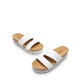 thumbnail image 4 of Sandalias Plataforma con Cuña para Mujer DREAM PAIRS Blancas Talla 10, 4 of 7