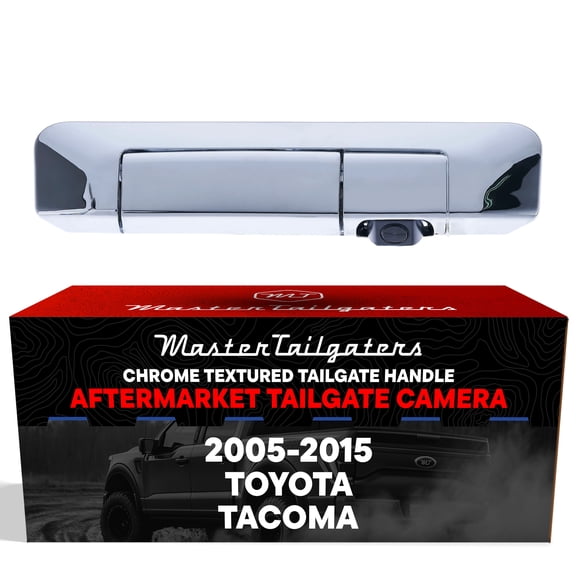 Master Tailgaters Chrome Tailgate Handle with Backup Camera for Toyota Tacoma (2005-2015)