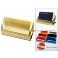 thumbnail image 3 of Stylish Aluminum Alloy Desktop Q Shape Business Card Holder Display Business Card Holder for Tradeshows Golden, 3 of 9