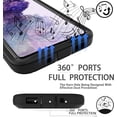 thumbnail image 6 of for Samsung Galaxy S20 FE Case,Shockproof Dropproof S20 FE 5g Phone Case,Heavy Duty Protective for Galaxy S20 FE Case 6.5 Inch (Black), 6 of 7
