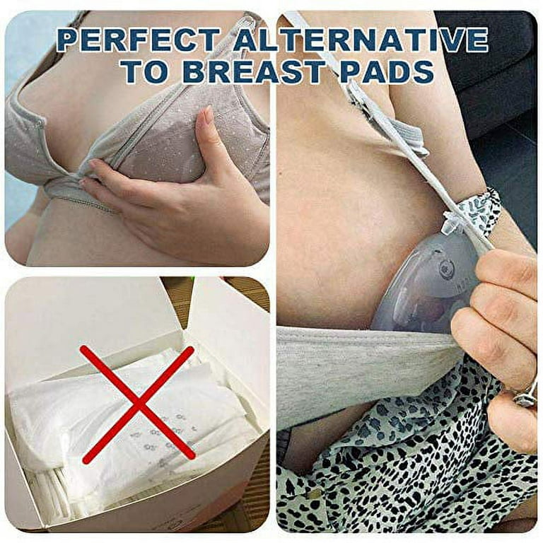 Milk Collector For Breastmilk Wearable Breastmilk Collector Catcher  Discreet For Bra Wearable Soft Silicone Breast Milk Savers