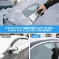thumbnail image 3 of Car Heating Ice Scraper, Heated Snow Ice Scraper, 12V Electric Auto Windshield Ice Scraper for Most Cars, Trucks, SUV, 3 of 7