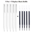 thumbnail image 1 of Senbaida Original Mi Gel Pens with Replacement Refills, 0.5mm, Assorted Ink Colors, 5 Pack, 1 of 6