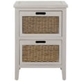 thumbnail image 3 of SAFAVIEH Jonah Country Rustic Two Drawer End Table, Quartz Grey, 3 of 5