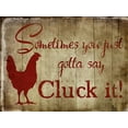 thumbnail image 2 of Lewis, Sheldon 24x19 Gold Ornate Wood Framed with Double Matting Museum Art Print Titled - Whole Lot Of Clucks, 2 of 4