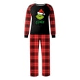 thumbnail image 3 of Pijamas navideños a juego Grinch - TKing Fashion 2024 Nuevos conjuntos de pijamas navideños familiares a juego Grinch, pijamas navideños navideños para parejas, adultos y niños, Mujer XXXL, 3 of 4