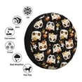 thumbnail image 4 of Yiaed Flower Fox Print Tire Wheel Cover, Waterproof Spare Tire Cover Fit for Jeep, Truck,Trailer, RV, SUV, Camper and Most Vehicle-17 inch, 4 of 6