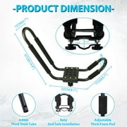 Kojem J-Bar 2 Pairs Universal Kayak Roof Rack Canoe Boat Surf Ski Top Mount Carrier Rack SUV Van Car Crossbar