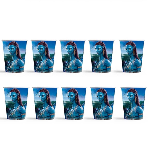 avatar Party Supplies Cups Birthday Tableware Disposable Paper Mouthwash Drinking Cups