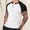 White, variant on COSFO Henley Golf Polos for Men Performance Button Colorblock Short Sleeve Tops Pullover Slim Fit Breathable Mens Classic T-Shirt