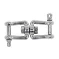 thumbnail image 4 of Marine 304 Stainless Steel Anchor Chain Connector Swivel Double Shackle M8, 4 of 6