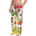 thumbnail image 2 of Kll Mens Pajama Pants For Men,Mens Lounge Pants,Funny Gifts For Men,Men'S Pajama Bottoms-Transports With Animals, 2 of 9