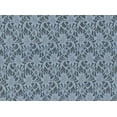 thumbnail image 2 of Zelouf Tonal Stretch Lace With Foggy Foil  , Sewing, DIY, Crafts Fabric by the Yard, Pure Slate/silv, 1 Yard, 2 of 2