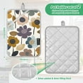 thumbnail image 6 of Yayeee Pot Holders Kitchen Heat Resistant with Pocket 7"x9.8" Cotton Oven Cooking Hot Pads, Colorful Floral, 6 of 7