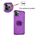 thumbnail image 4 of SOATUTO Compatible with iPhone 11 Case,Cute Girly Glitter Diamond Rhinestone Bumper with Ring Kickstand Pink TPU Protective Cover Case for iPhone 11 Bling - Purple, 4 of 6