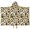 Sunflower and Cow White Pattern, variant on Sunflower and Cow White Pattern Hooded Bath Towel Wrap for Teens Ages 3 To 12, Soft Lightweight Quick Dry Microfiber Bath Beach Pool, 60"x35"
