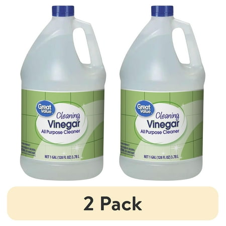 (2 pack) Great Value All Natural Cleaning Vinegar 128 Floz
