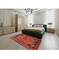 thumbnail image 4 of Ahgly Company Indoor Rectangle Traditional Sienna Brown Persian Area Rugs, 5' x 8', 4 of 6