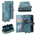 thumbnail image 1 of 1pcs Wallet Case Compatible with IPhone 13/13 Mini/13 Pro/13 Pro Max, 2 in 1 Wallet Protective Flip Cover with Detachable Magnetic Wallet, PU Leather Wallet with Lanyard, 12 Card Slots, 1 of 6